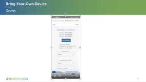 Greenlog BYOD